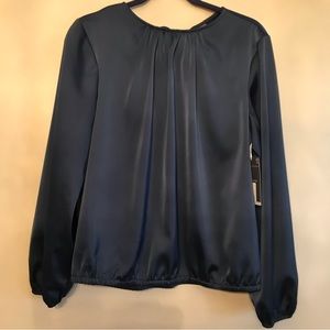 WORTHINGTON DARK TEAL GREEN BLOUSE SIZE LARGE NWT